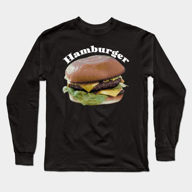 Hamburger - Dot Style Long Sleeve T-Shirt by FandiLagi